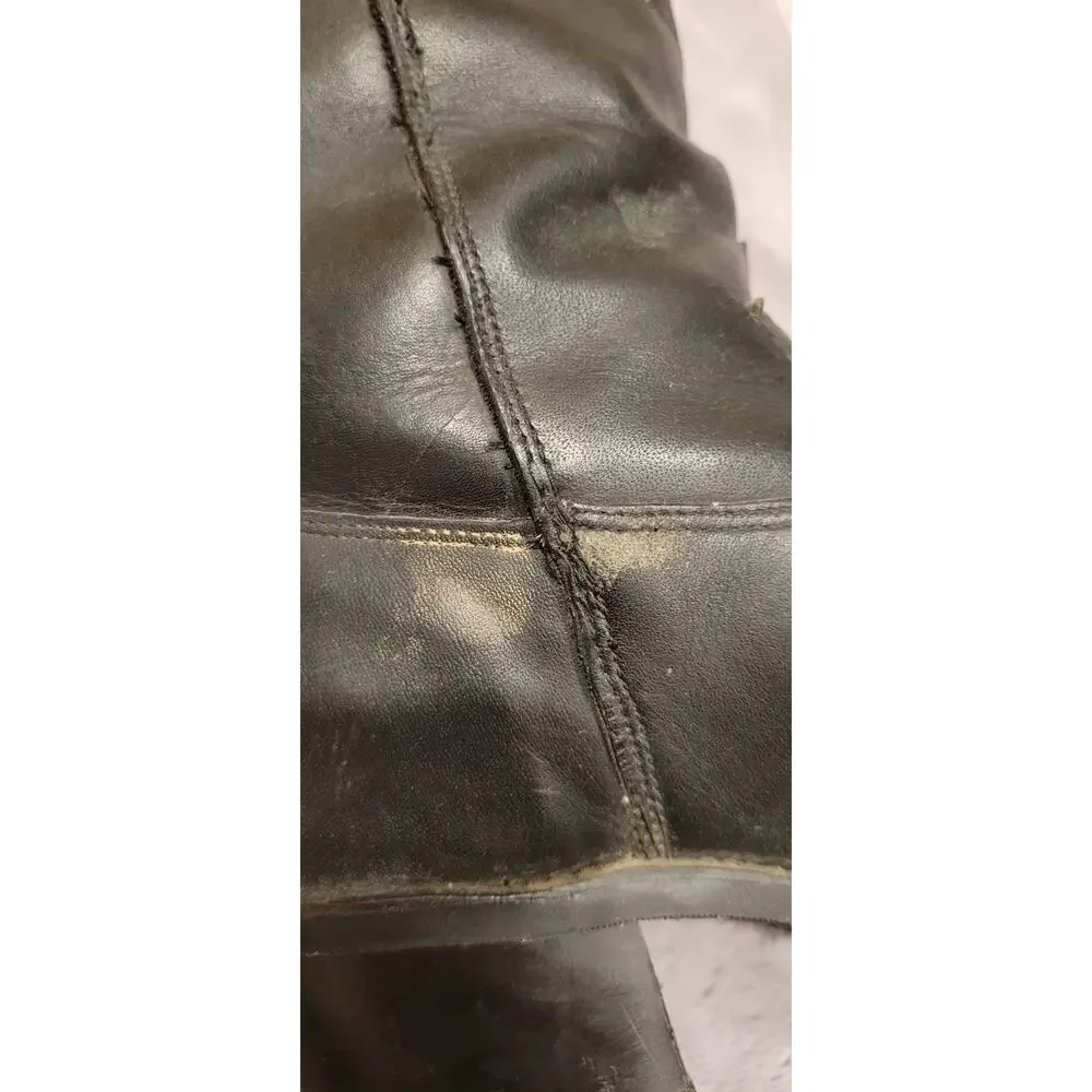 Harley Davidson Western Leather Boots Men's Size 8M Cowboy Moto Western Biker